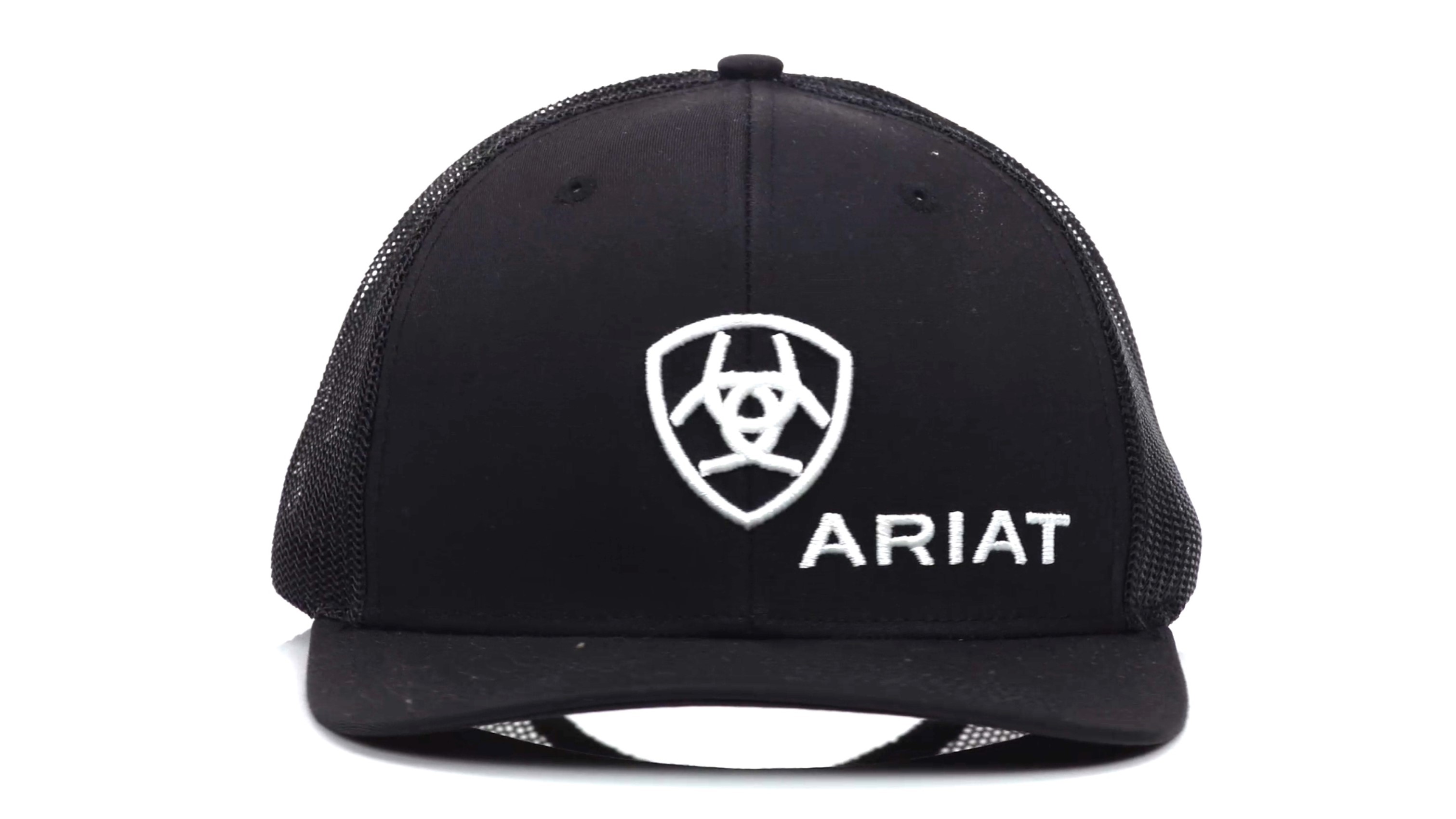 ARIAT Shield Richardson 112 Snapback Cap Black One Size at Amazon